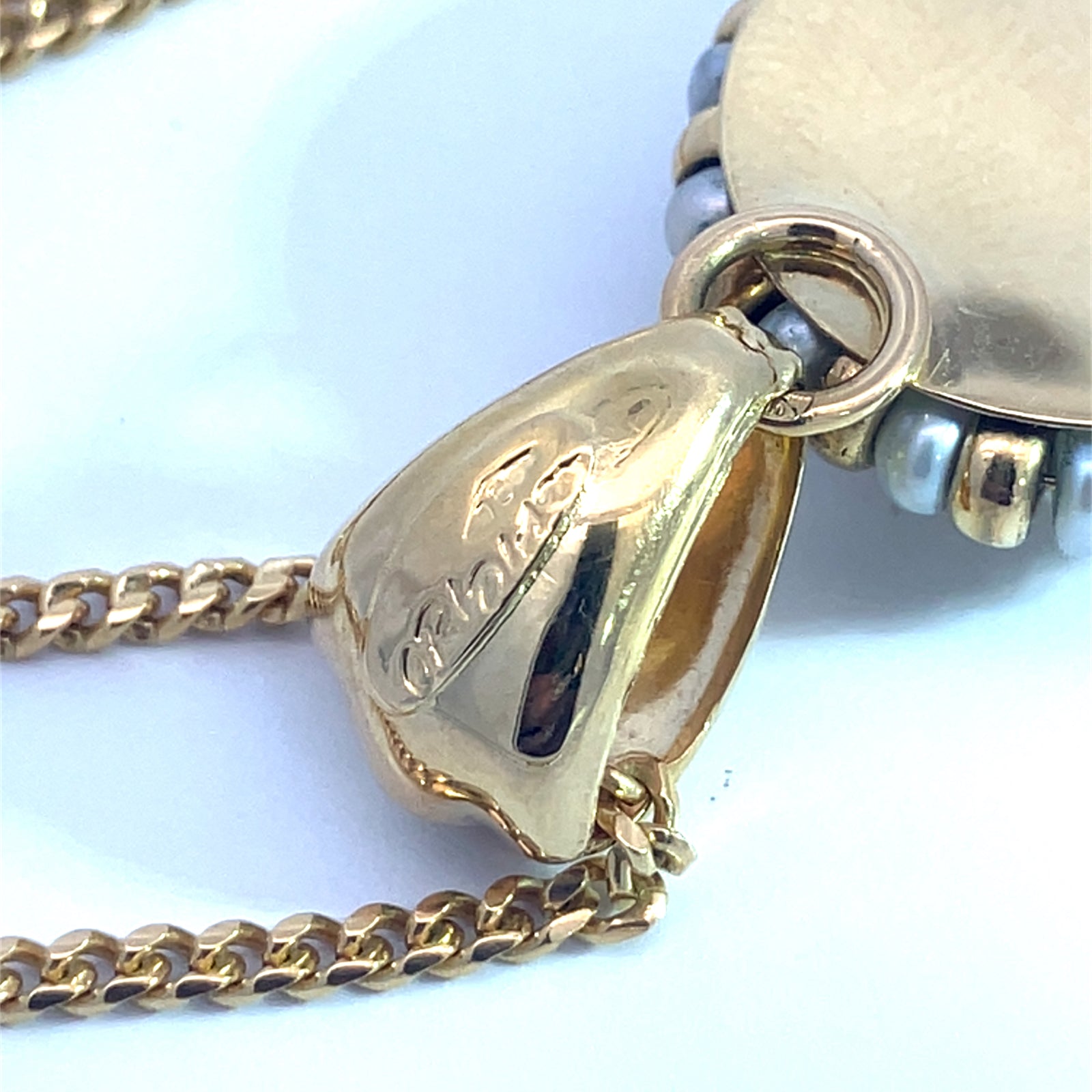 Vintage 18k Yellow Gold and 1.50ctw Citrine Necklace