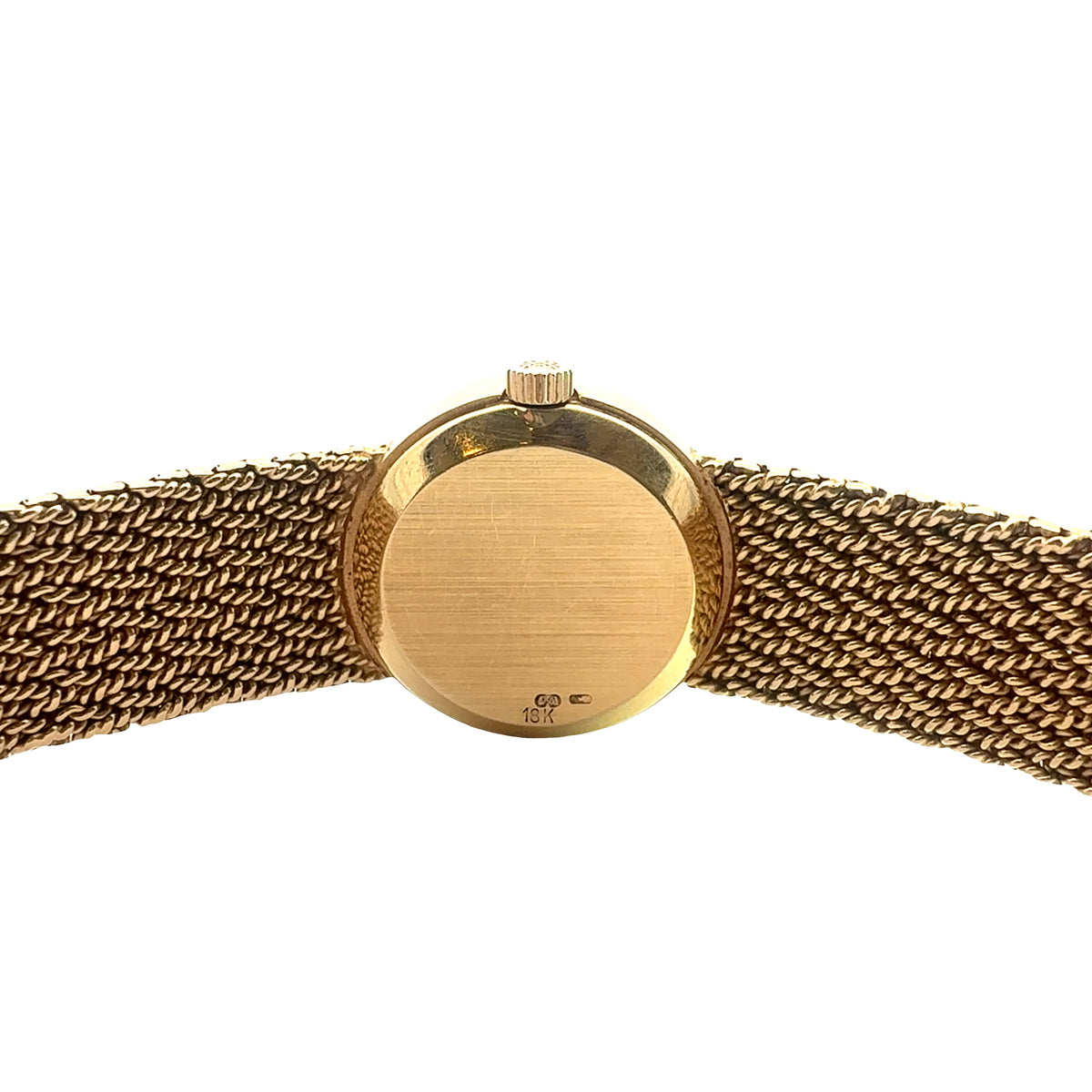 Patek Philippe 18k Yellow Gold and Diamond Bracelet Watch Circa 1985
