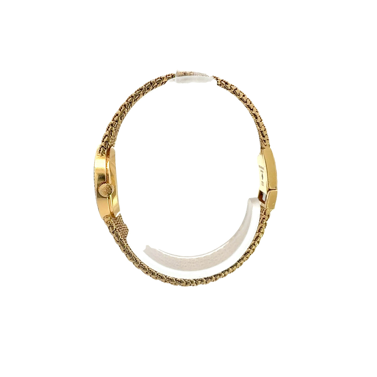 Patek Philippe 18k Yellow Gold and Diamond Bracelet Watch Circa 1985