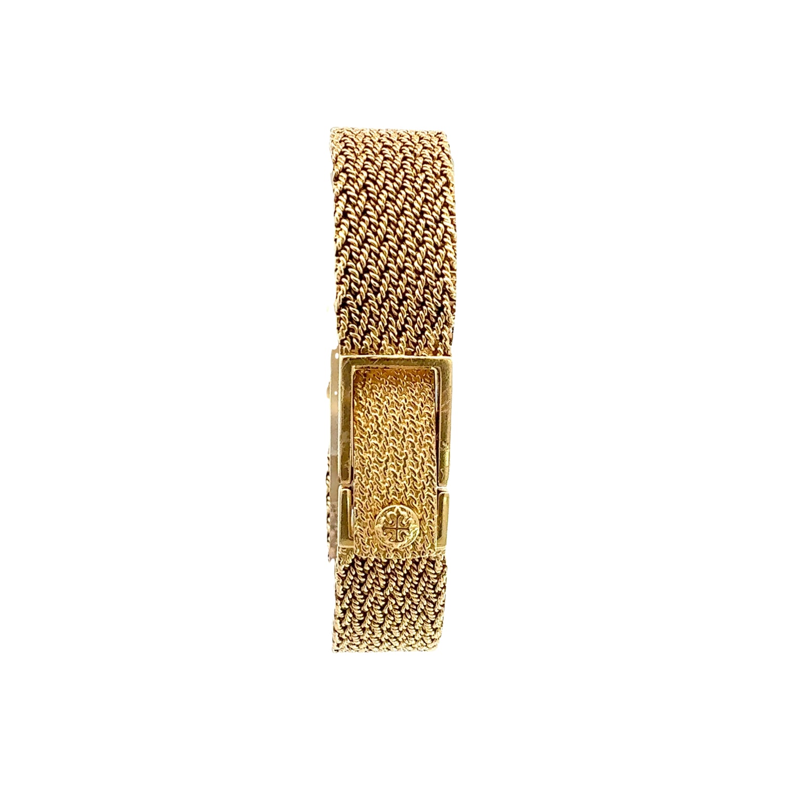 Patek Philippe 18k Yellow Gold and Diamond Bracelet Watch Circa 1985
