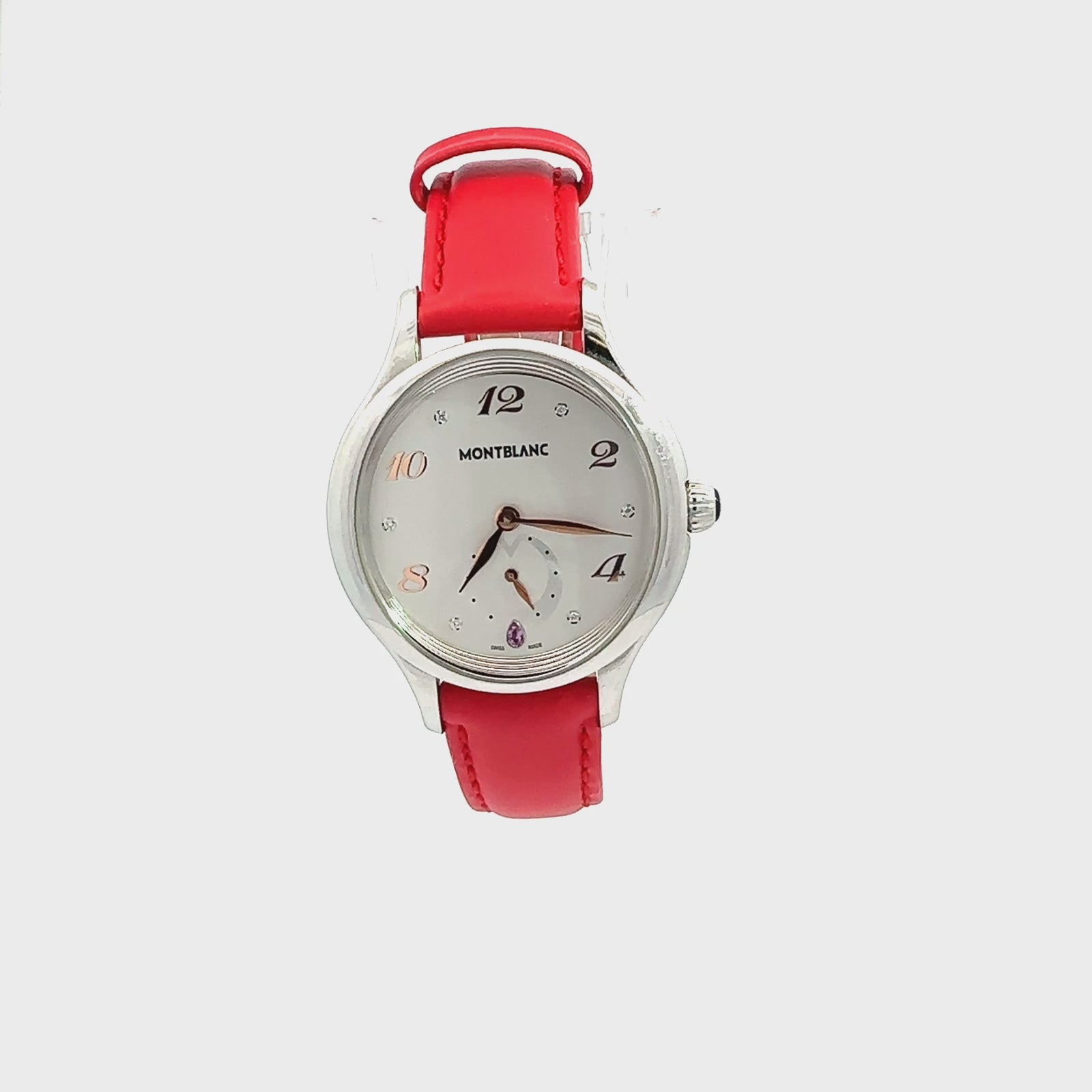 Montblanc Princess Grace De Monaco Watch with  Red deBeer Band